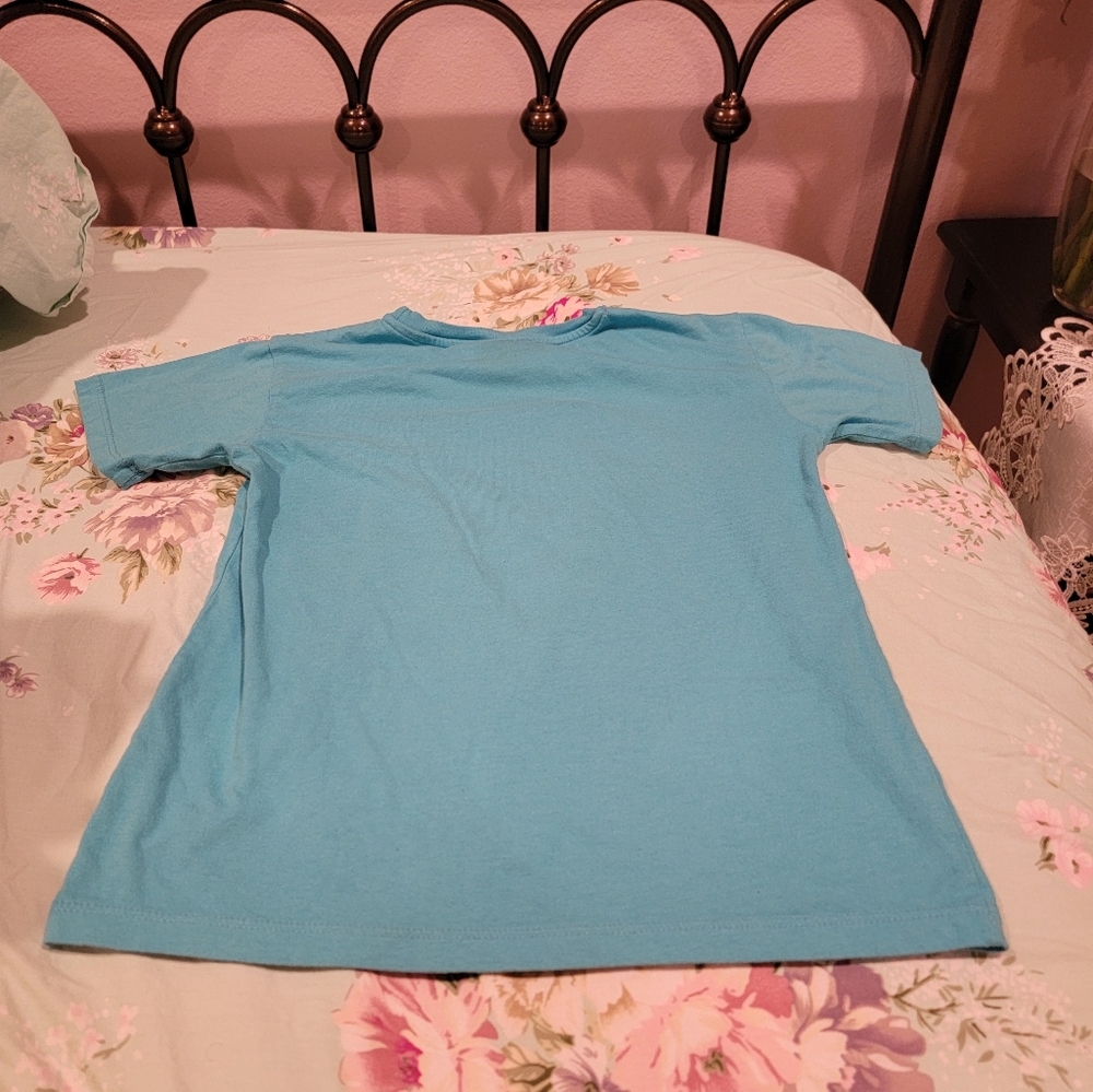 Nintendo Super Mario Blue Kids T-Shirt - Picture 4 of 6